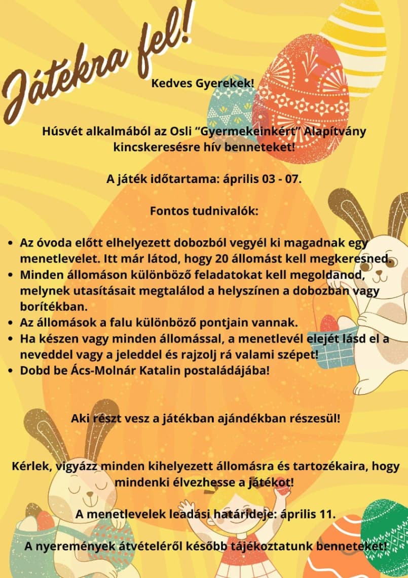 Gyermekeinkért Alapítvány 🐰🐰